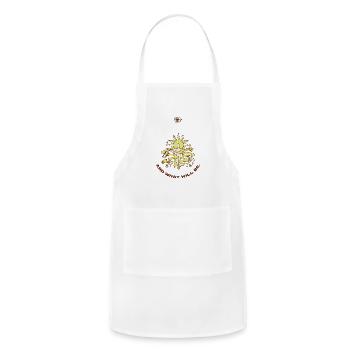Grateful - Adjustable Apron - white - Front - Julia (174cm)