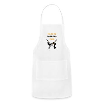 You Are The Double Edge Sword - Adjustable Apron - white - Front - Julia (174cm)
