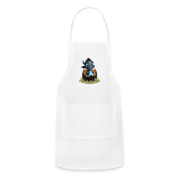 Ambitious Dragon - Adjustable Apron - white - Front - Julia (174cm)