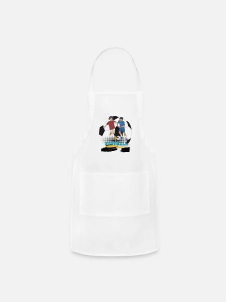 player t shirt - Adjustable Apron - white