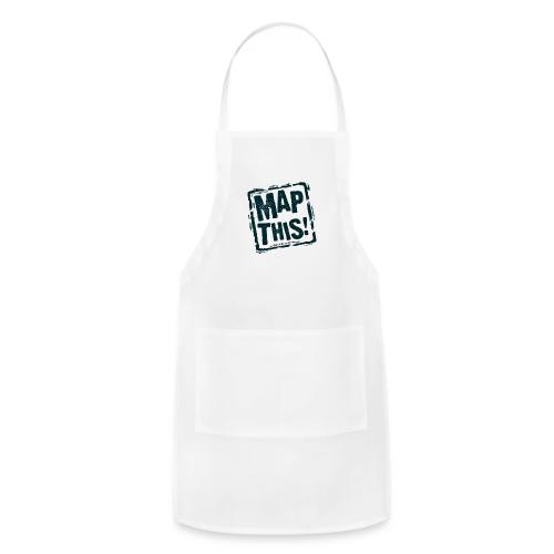 MapThis! Black Stamp Logo - Adjustable Apron