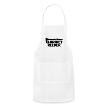 Clarinet Reeder - Adjustable Apron - white - Front - Julia (174cm)