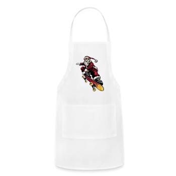 Santa Claus - Adjustable Apron - white - Front - Julia (174cm)
