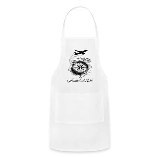 Wanderlust 2026 T-Shirt | Minimalist Travel Plane - Adjustable Apron