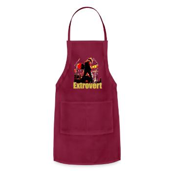 Stage Extrovert - Adjustable Apron - burgundy - Front - Julia (174cm)