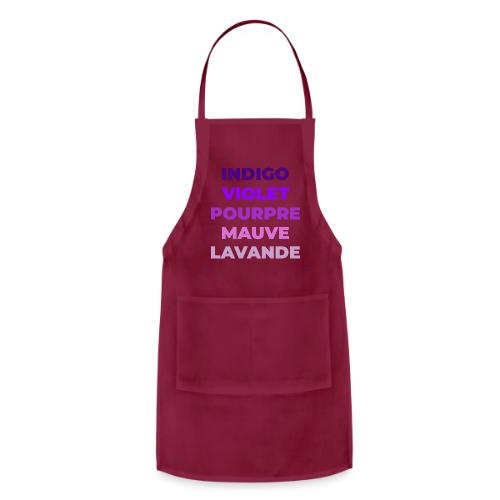 Shades of purple - Adjustable Apron
