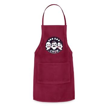 Boo Boo Crew - Adjustable Apron - burgundy - Front - Julia (174cm)