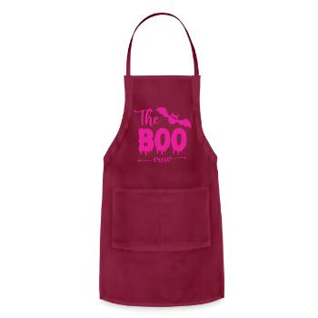 Boo Boo Crew - Adjustable Apron - burgundy - Front - Julia (174cm)