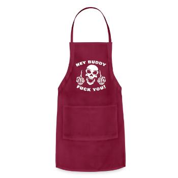 F.U. - Adjustable Apron - burgundy - Front - Julia (174cm)