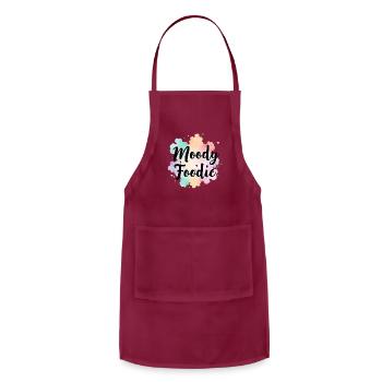 Moody Foodie - Adjustable Apron - burgundy - Front - Julia (174cm)