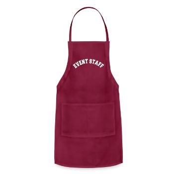 Event Staff - Adjustable Apron - burgundy - Front - Julia (174cm)