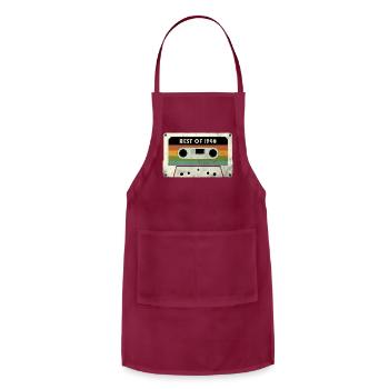 74Th 74 1948 - Adjustable Apron - burgundy - Front - Julia (174cm)