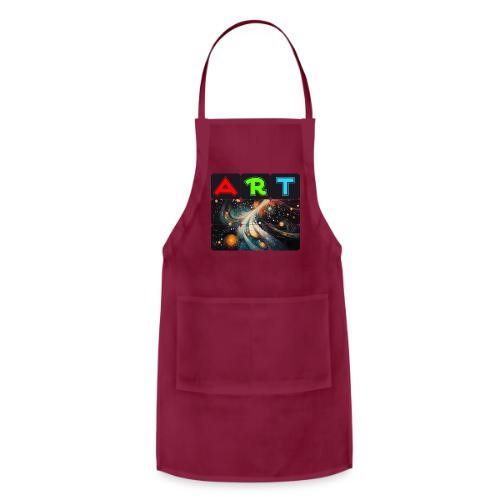 Swirls of Colorful Art - Adjustable Apron