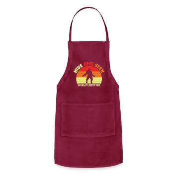 And Seek World Champion Bigfoot - Adjustable Apron - burgundy - Front - Julia (174cm)