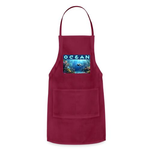 Ocean: Turtle Drift - Adjustable Apron