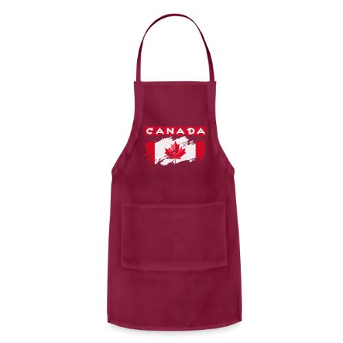 Canada, Inspired by the Canadian flag - Adjustable Apron