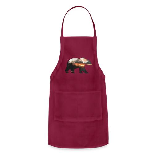 Canada Bear: fiery tones - Adjustable Apron