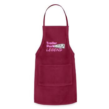 Trailers Rule! - Adjustable Apron - burgundy - Front - Julia (174cm)