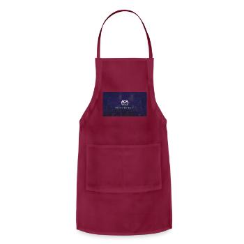 Miami Conspiracy Silver Party Background - Adjustable Apron - burgundy - Front - Julia (174cm)