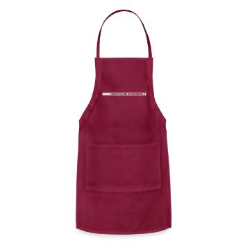 run better than government - Adjustable Apron - burgundy - Front - Julia (174cm)