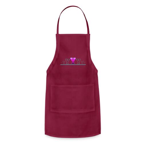 Letter Y – Capital Varsity Alphabet Monogram - Adjustable Apron