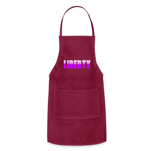 Liberty Typography Graphic Design - Adjustable Apron