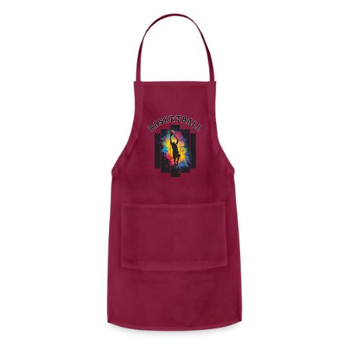 Basketball Slam Dunk Splash Design - Adjustable Apron