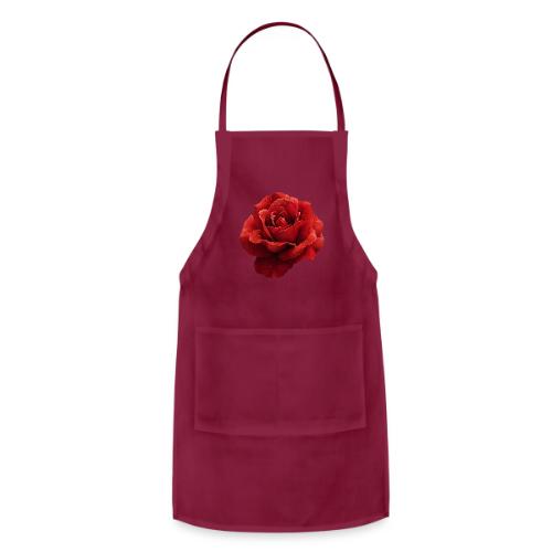 Rose: Crimson Dew Bloom - Adjustable Apron