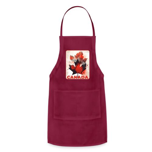 Canada Inked Leaf - Adjustable Apron