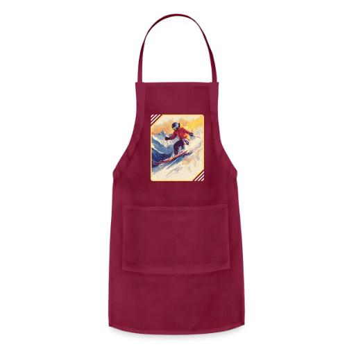 Skiing Through Snow Dreams - Adjustable Apron