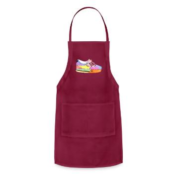 Sneaker - Adjustable Apron - burgundy - Front - Julia (174cm)