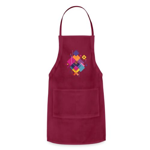 Vibrant Geometry - Adjustable Apron