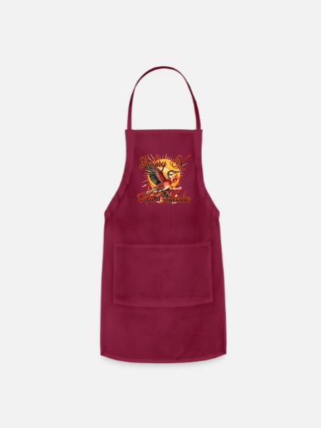 Crane X - Adjustable Apron - burgundy