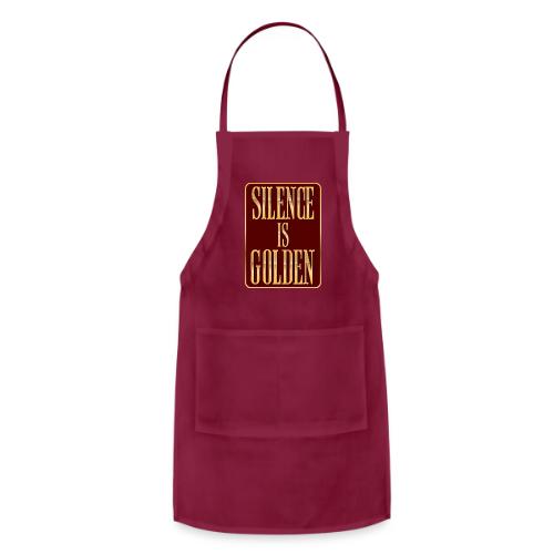 Silence Is Golden - Adjustable Apron
