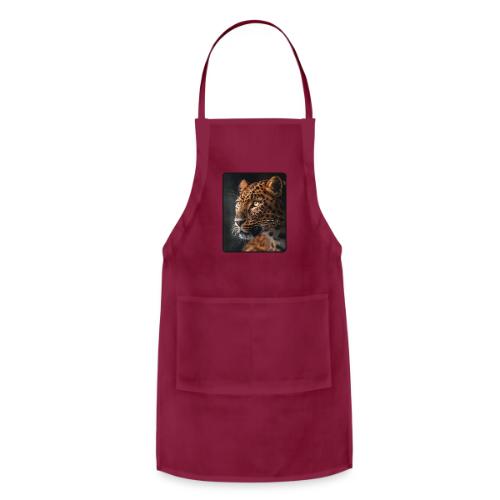 Amur Leopard Face Wildlife Design - Adjustable Apron
