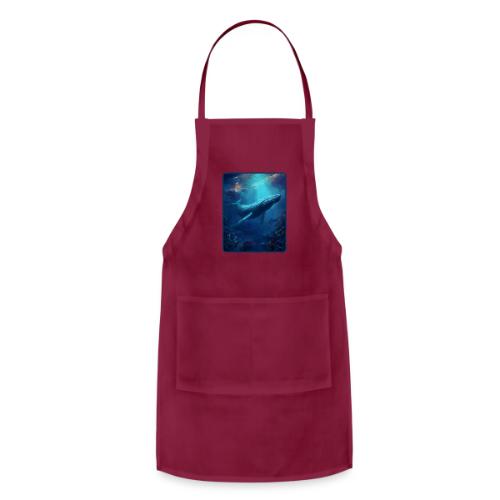 Humpback Whale Ocean Reef Design - Adjustable Apron
