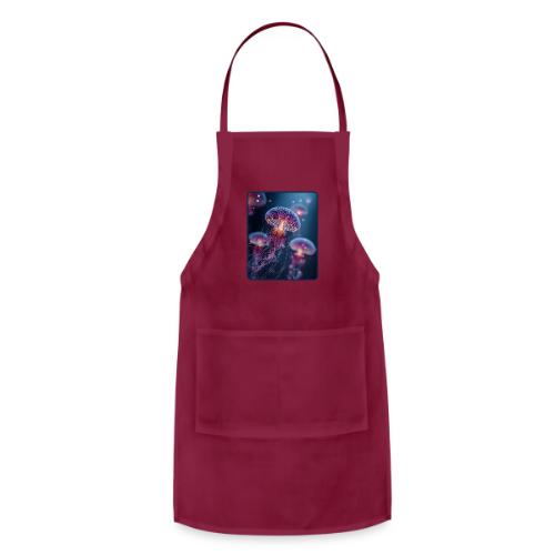Glowing Jellyfish Deep Sea Design - Adjustable Apron