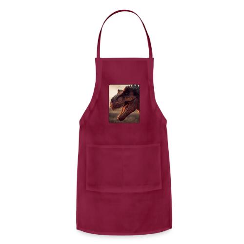 T Rex Roaring Close-Up Design - Adjustable Apron