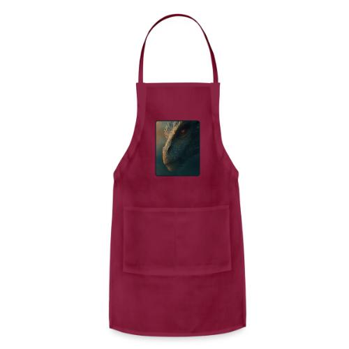 Golden Eye Dragon Close-Up Design - Adjustable Apron