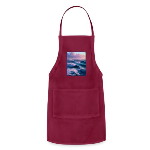 Dreamy Pastel Ocean Sunset Art - Adjustable Apron