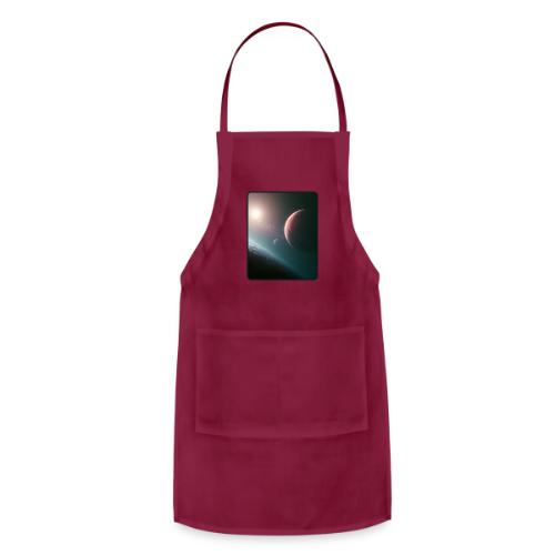 Deep Space Planet Horizon Art - Adjustable Apron