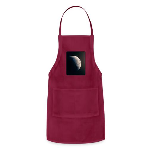Crescent Moon Celestial Artwork - Adjustable Apron