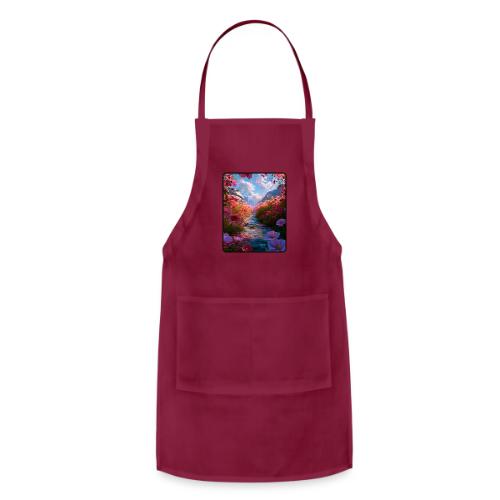 Dreamy Cosmos Valley Landscape Art - Adjustable Apron