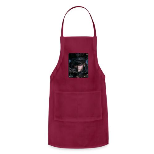 Dark Anime Pirate Warrior - Adjustable Apron