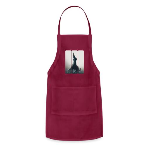 USA: Liberty Rising Over Manhattan - Adjustable Apron