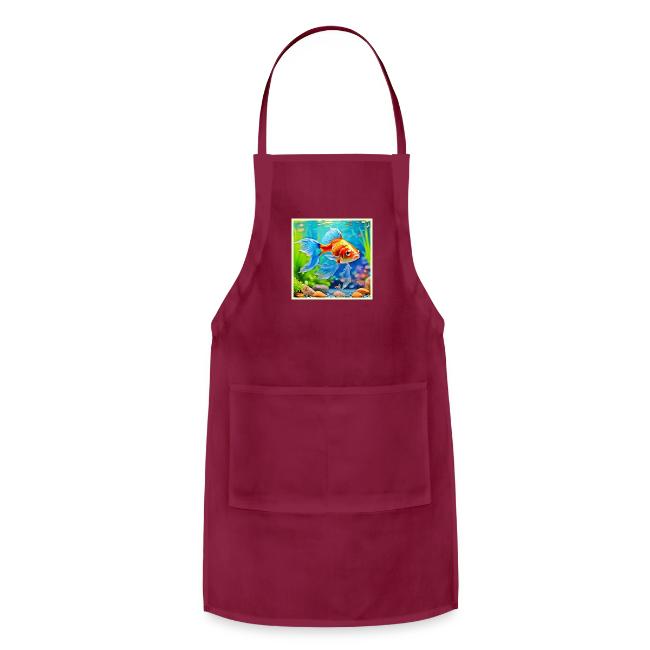Colorful Tank Goldfish Design
