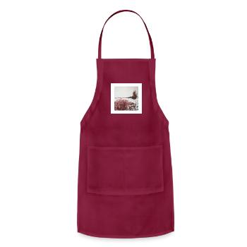 Calm - Adjustable Apron - burgundy - Front - Julia (174cm)