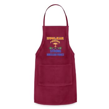 Nuclear fusion 2 1 - Adjustable Apron - burgundy - Front - Julia (174cm)