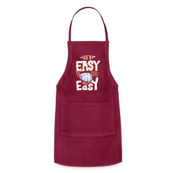 its easy - Adjustable Apron - burgundy - Front - Julia (174cm)