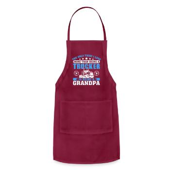 Trucker Custom 2 - Adjustable Apron - burgundy - Front - Julia (174cm)